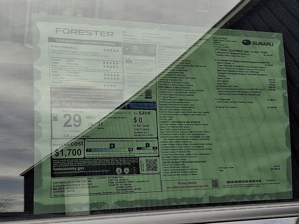 2026 Subaru FORESTER Premium