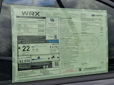 2026 Subaru WRX Premium