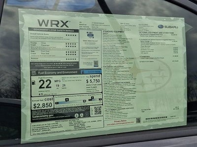 2026 Subaru WRX Premium