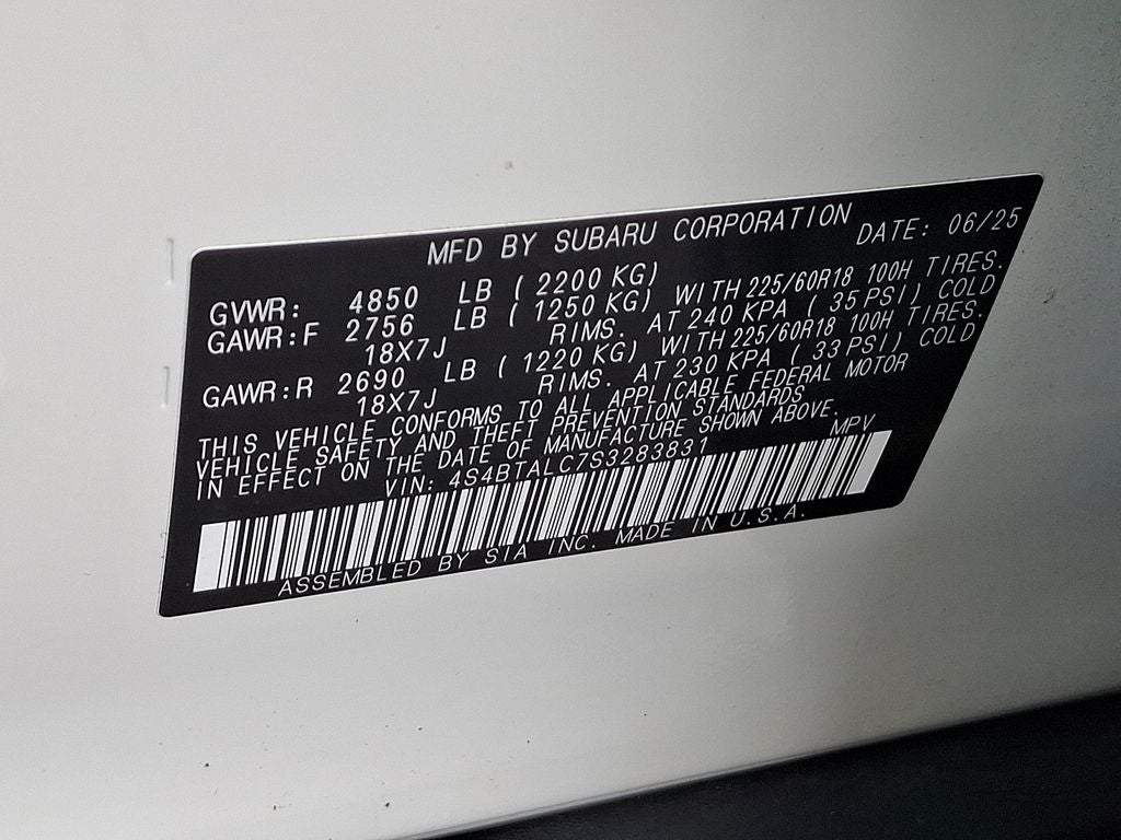 2025 Subaru Outback Onyx Edition