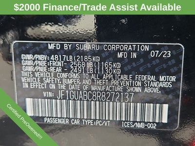 2024 Subaru Impreza Base