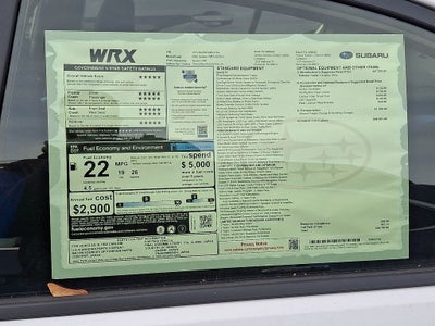 2025 Subaru WRX tS