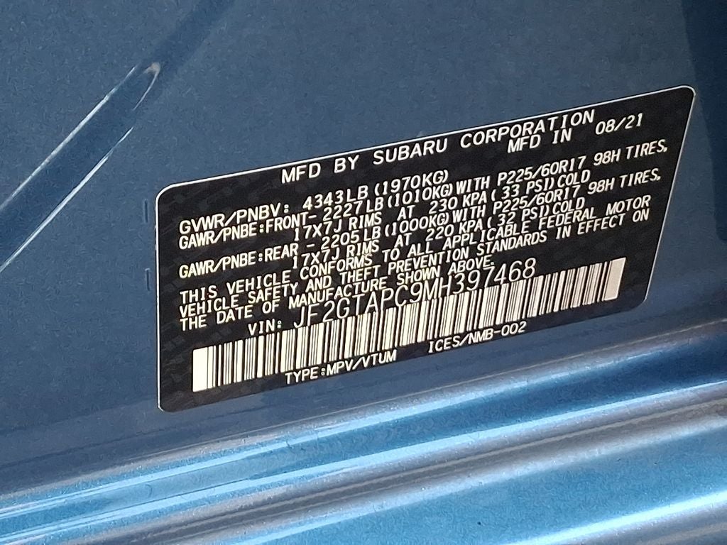 2021 Subaru Crosstrek Premium