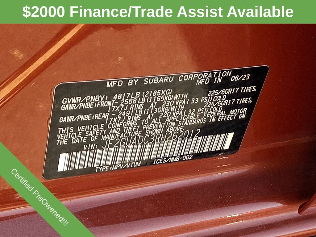 2024 Subaru Crosstrek Premium