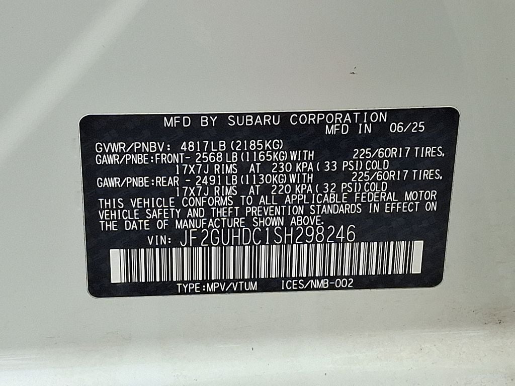 2025 Subaru Crosstrek Premium