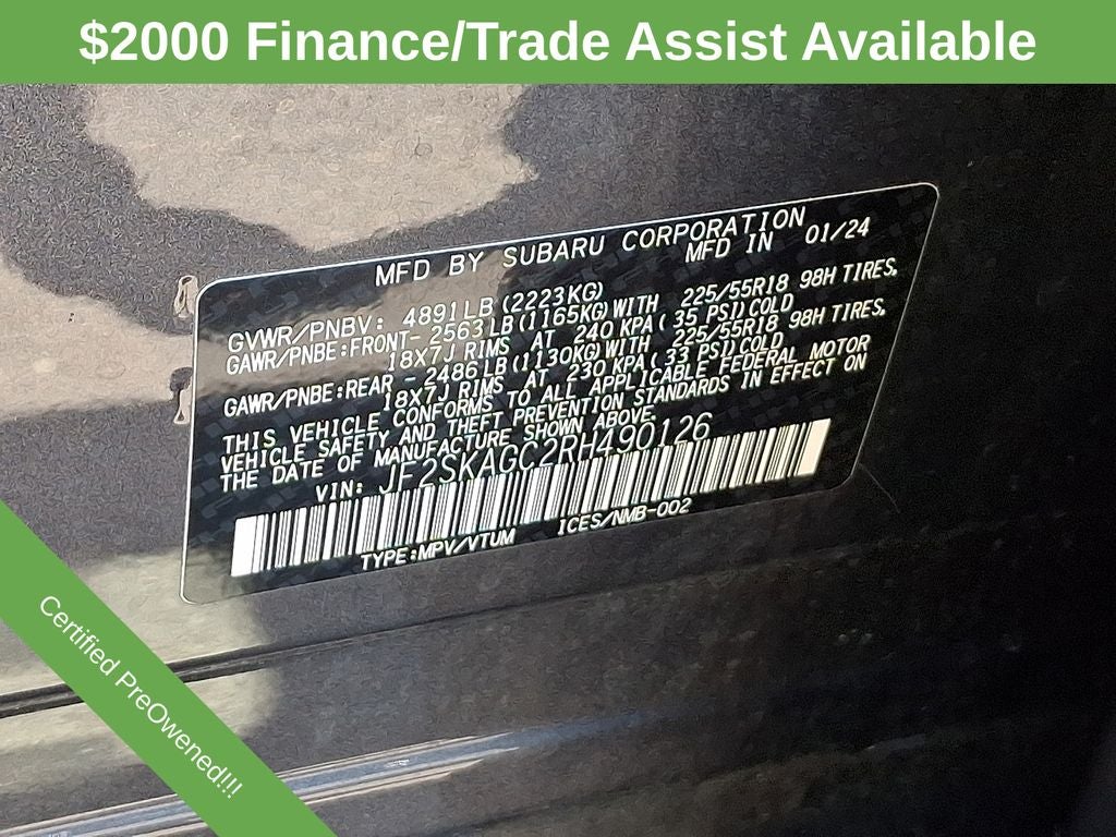 2024 Subaru Forester Sport