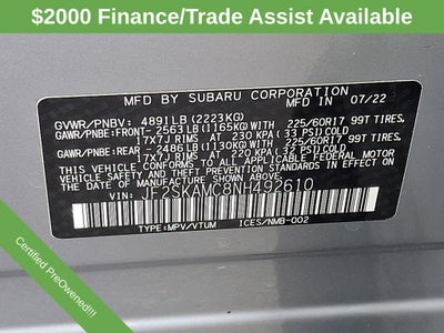 2022 Subaru Forester Wilderness