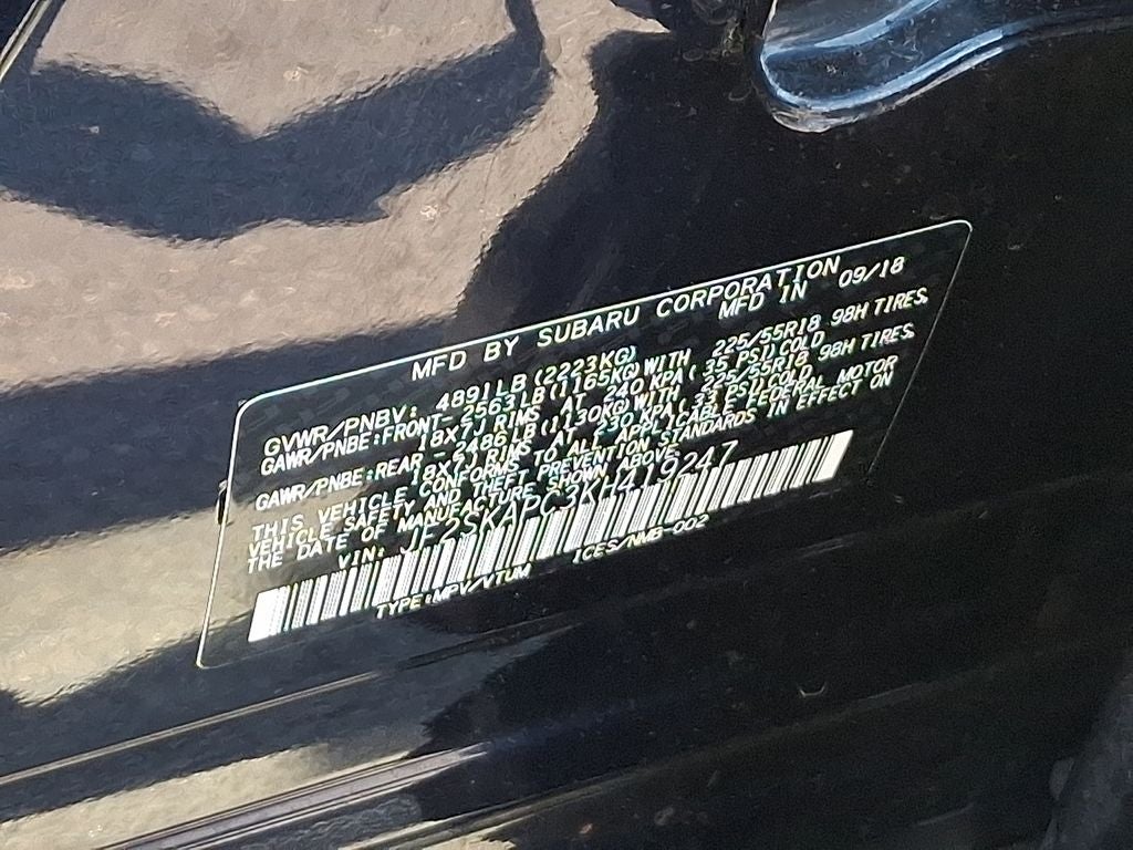 2019 Subaru Forester Sport