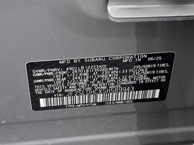2025 Subaru Forester Sport