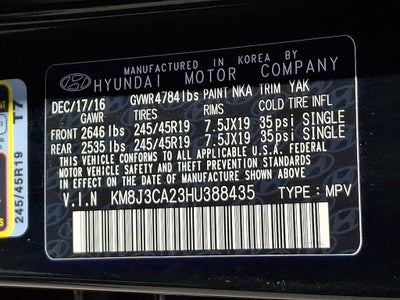 2017 Hyundai Tucson Limited