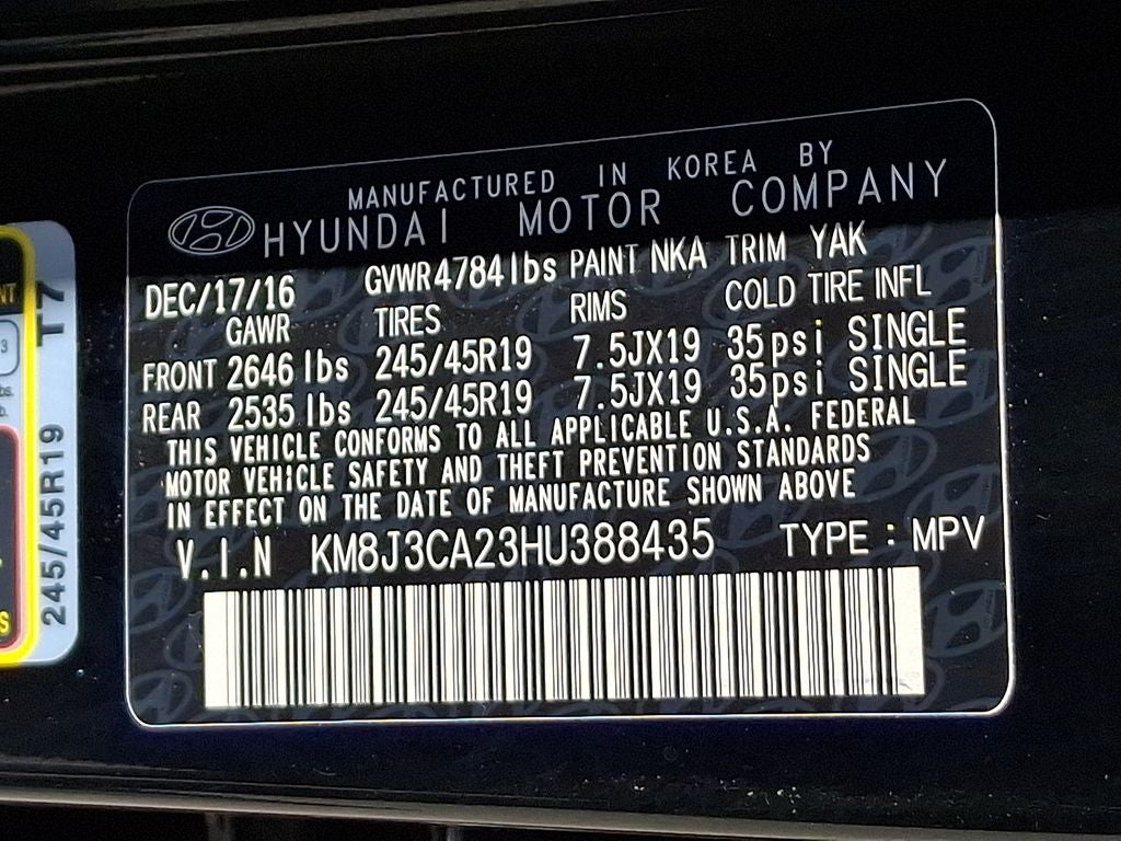 2017 Hyundai Tucson Limited