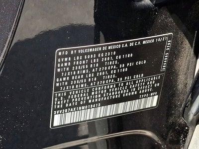 2022 Volkswagen Tiguan 2.0T SE