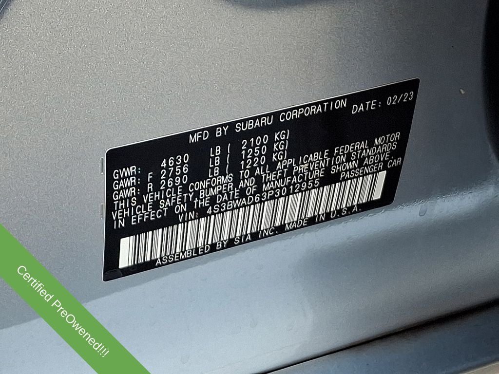2023 Subaru Legacy Premium