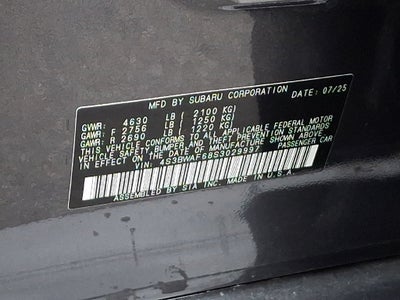 2025 Subaru Legacy Premium