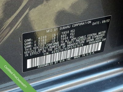 2023 Subaru Impreza Limited
