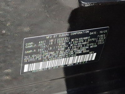 2026 Subaru Forester Premium