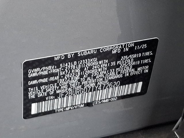 2026 Subaru Outback Limited XT