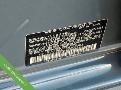 2025 Subaru Crosstrek Premium