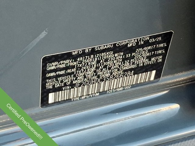 2025 Subaru Crosstrek Premium