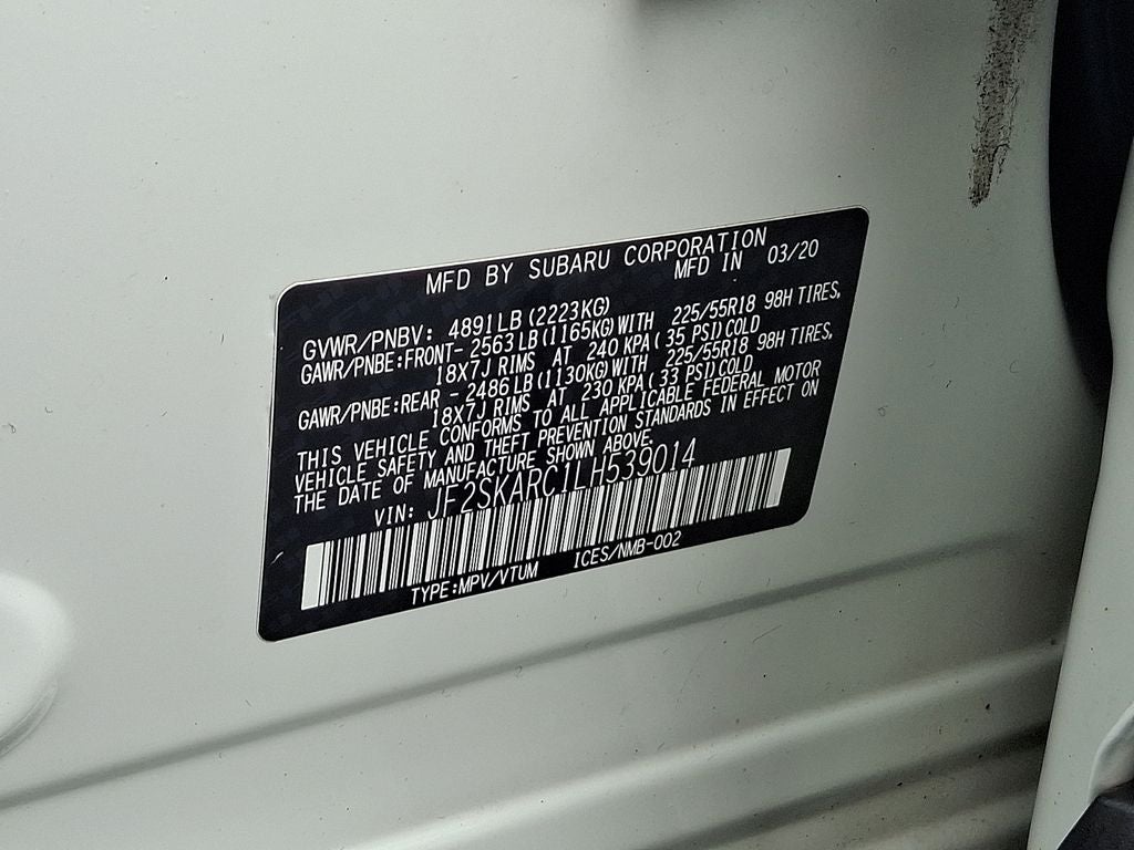 2020 Subaru Forester Sport