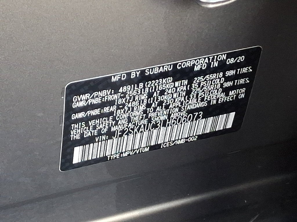 2020 Subaru Forester Limited