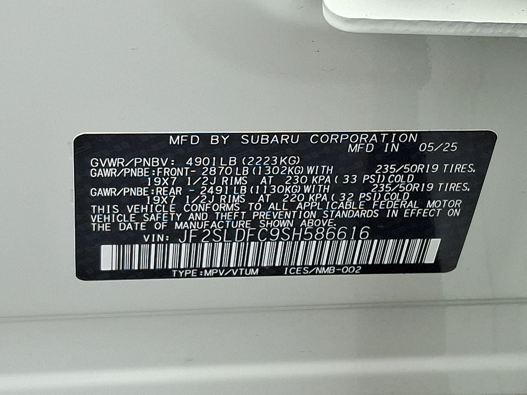 2025 Subaru Forester Sport