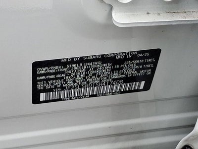 2025 Subaru Forester Hybrid Limited