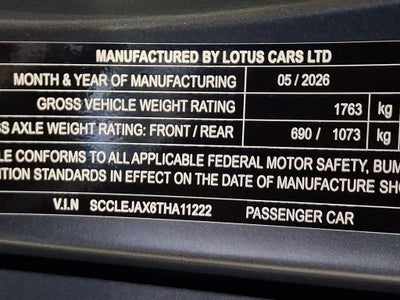 2026 Lotus Emira V6 SE Scura