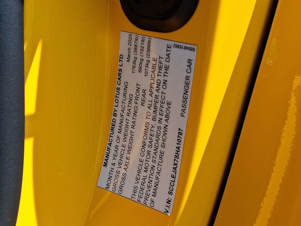 2025 Lotus Emira V6