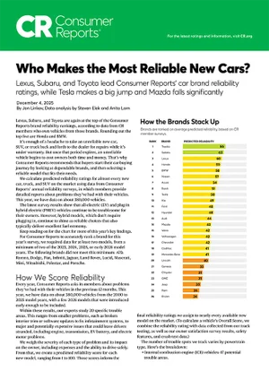 Who Makes the Most Reliable Cars | Victory Subaru in Somerset NJ