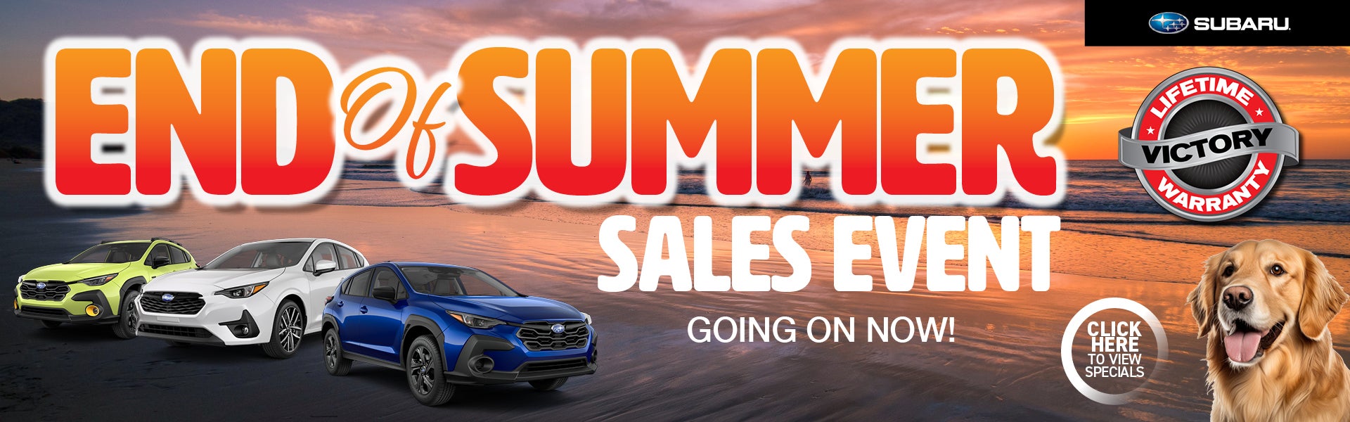 END OF SUMMER SALES EVENT
