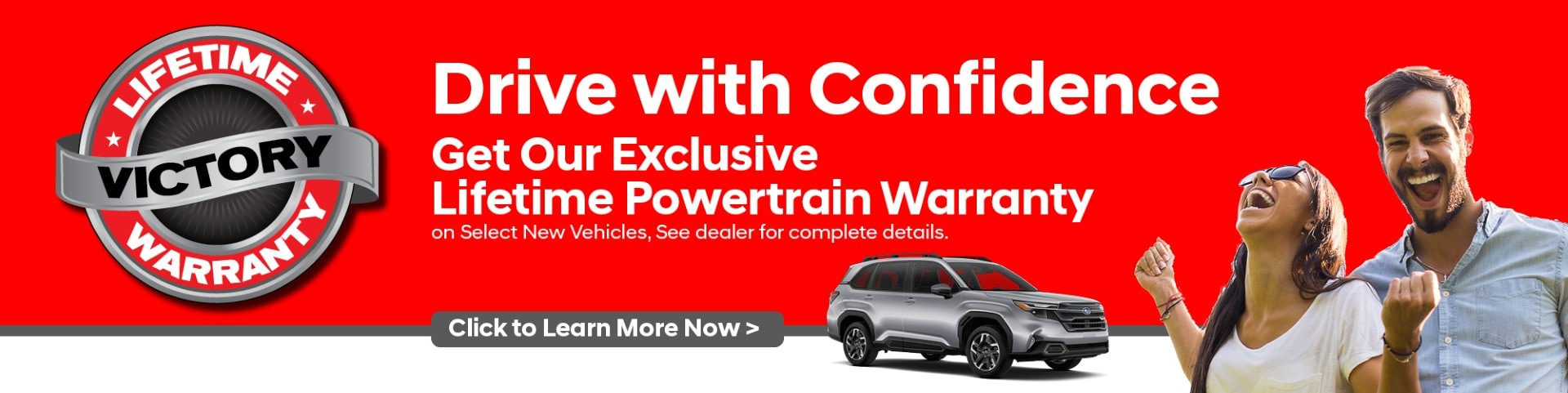 Exclusive Lifetime Powertrain Warranty at Victory Subaru in Somerset 