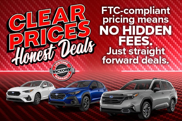 Clear Prices Honest Deals
