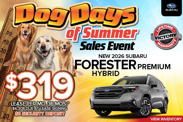 New 2026 Subaru FORESTER Premium Hybrid
