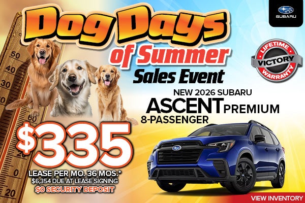 New 2026 Subaru Ascent Premium 8-Passenger