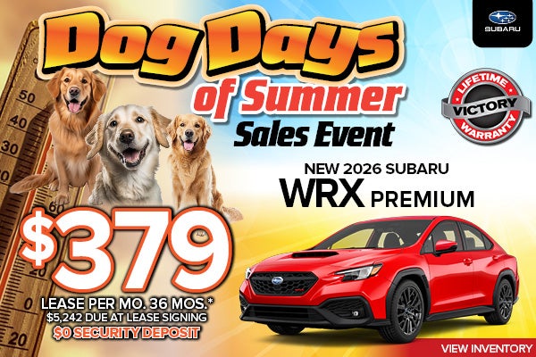 New 2026 Subaru WRX PREMIUM