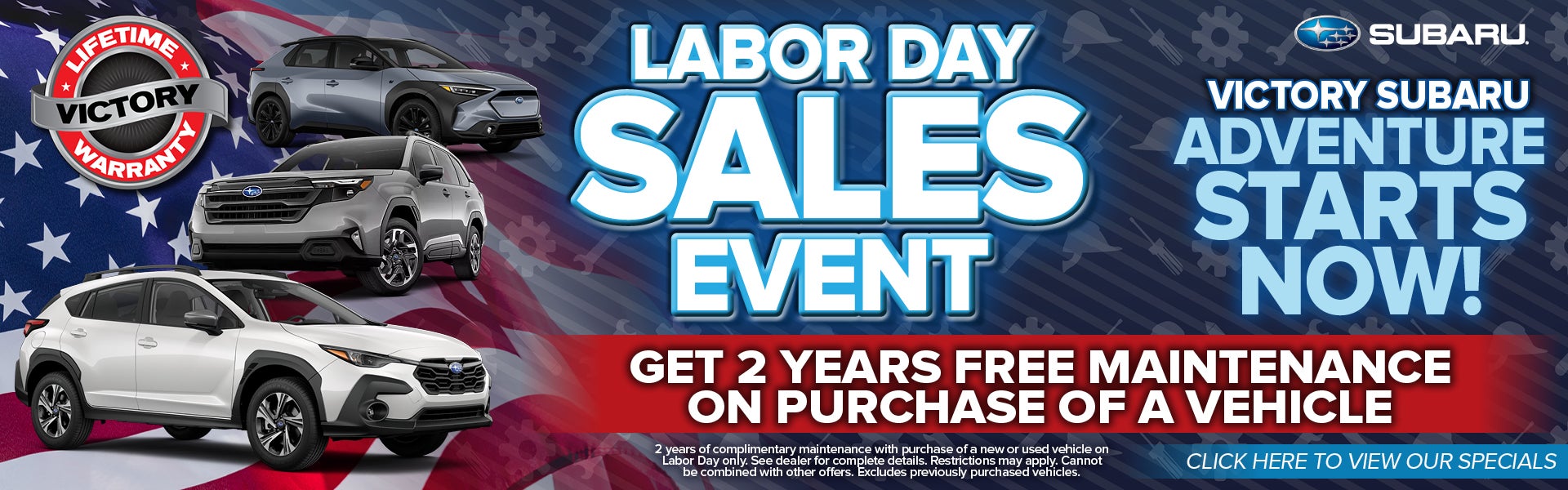 LABOR DAY SALES EVENT