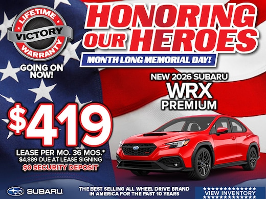 New 2026 Subaru WRX Premium